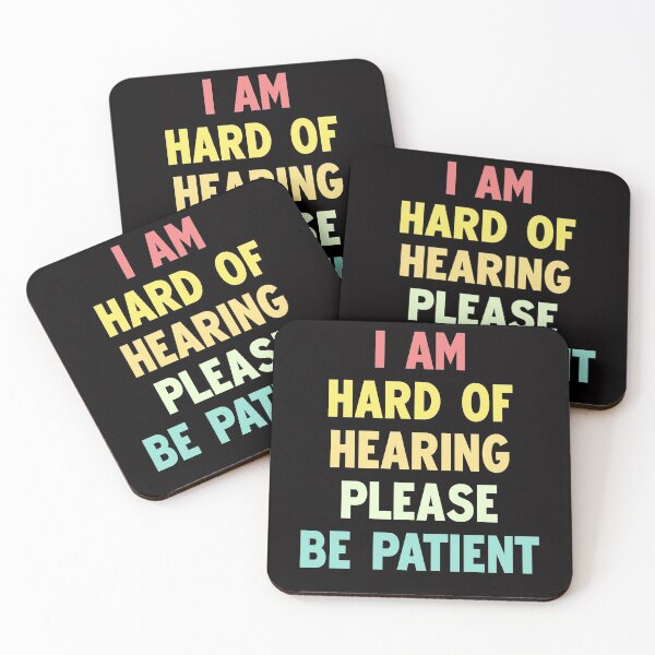 Item preview, I am hard hearing please be patient designed and sold by Andrea Lina.