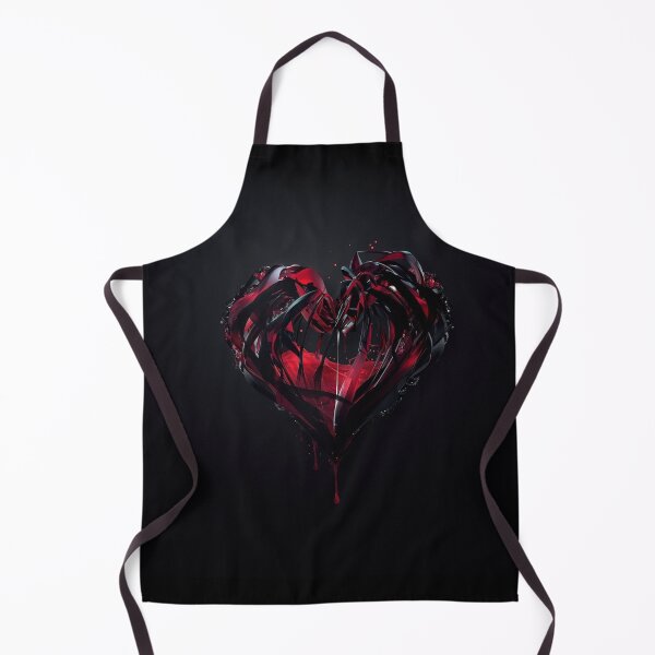 Item preview, broken and bleeding heart depiction designed and sold by 42youbest.