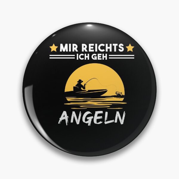 Item preview, Mir Reichts Ich geh Angeln Angler designed and sold by JonasDesign.