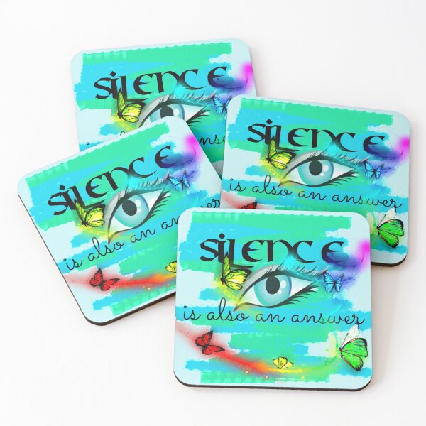 Item preview, Silence Is Also An Answer designed and sold by Inspiretouplift.