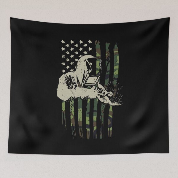 Item preview, Welding Patriotic Camouflage American Flag Welder designed and sold by Vanover Designs.
