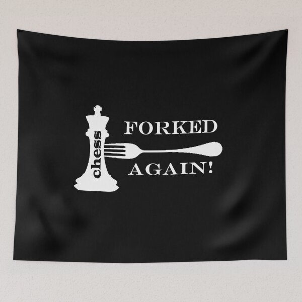 Item preview, CHESS FORKED AGAIN designed and sold by onemoormove.