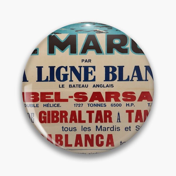 Item preview, retro classic Le Maroc poster designed and sold by CorasPosters.