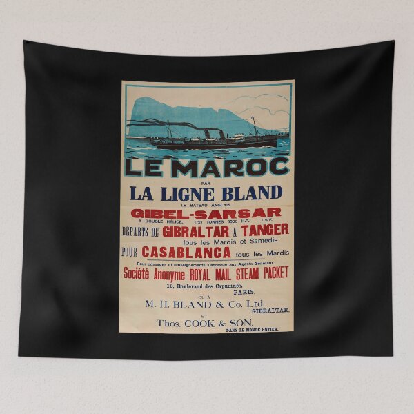 Item preview, retro classic Le Maroc poster designed and sold by CorasPosters.