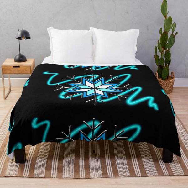 Item preview, Neon effect blue snowflake designed and sold by BV-creas.