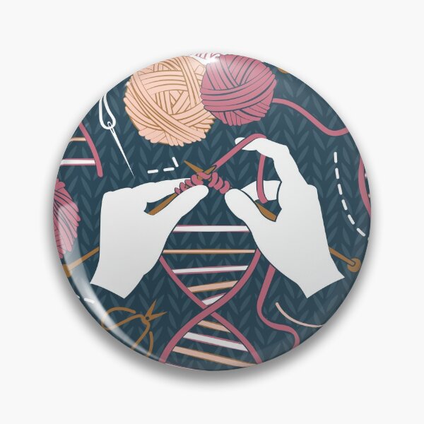 Item preview, Knitting DNA // blue background bordeaux and pink rosé wool balls and knit details designed and sold by SelmaCardoso.