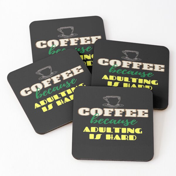 Item preview, Coffee Because Adulting is hard designed and sold by Faheem19.