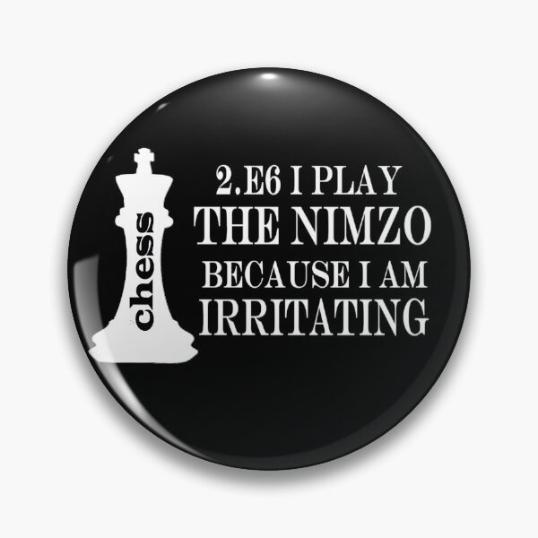 Item preview, CHESS I PLAY THE NIMZO designed and sold by onemoormove.