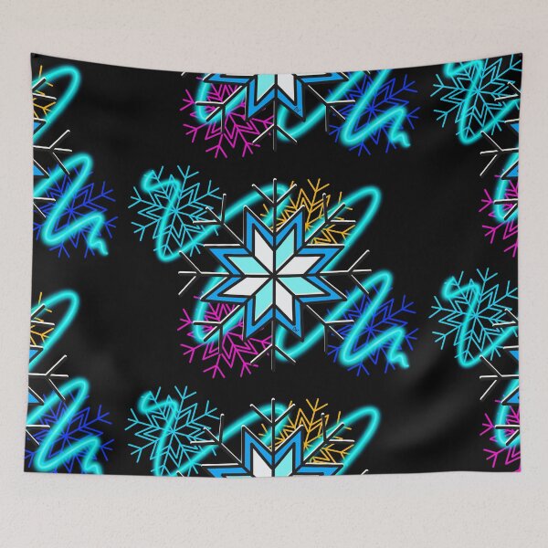 Item preview, Snowflakes with neon effect designed and sold by BV-creas.