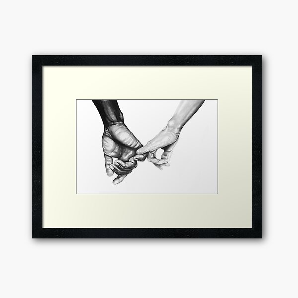 Never Let Go Part 2 | Landscape Orientation Framed Art Print