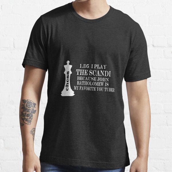  Vienna Opening Chess Notation Cool T-Shirt : Clothing, Shoes &  Jewelry