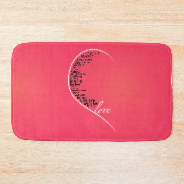 Item preview, social message about love in half heart shape designed and sold by 42youbest.