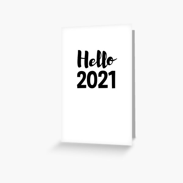 Item preview, Hello 2021 designed and sold by Andrea Lina.