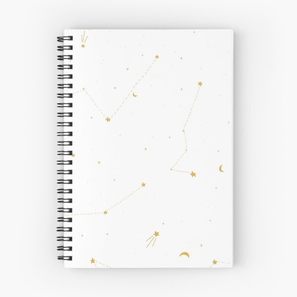 Item preview, White and Gold Star Pattern designed and sold by DesignAzalea.