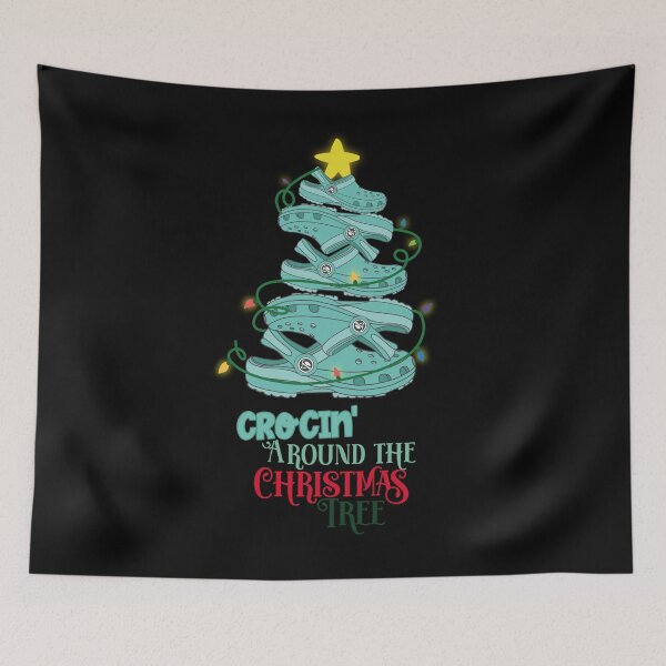 Item preview, Crocin Around The Christmas tree turquoise designed and sold by tinypurpleland.