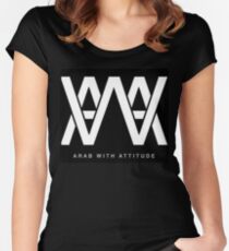 AWA - Arab With Attitude Women's Fitted Scoop T-Shirt