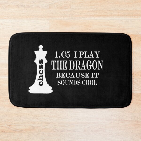 Item preview, CHESS I PLAY THE DRAGON designed and sold by onemoormove.