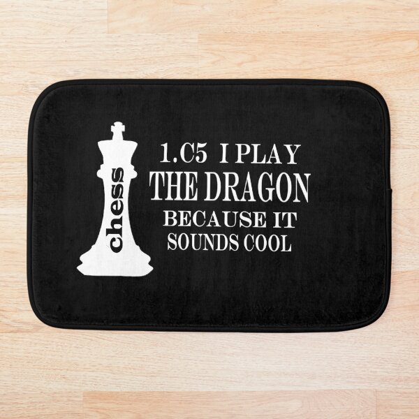 Item preview, CHESS I PLAY THE DRAGON designed and sold by onemoormove.