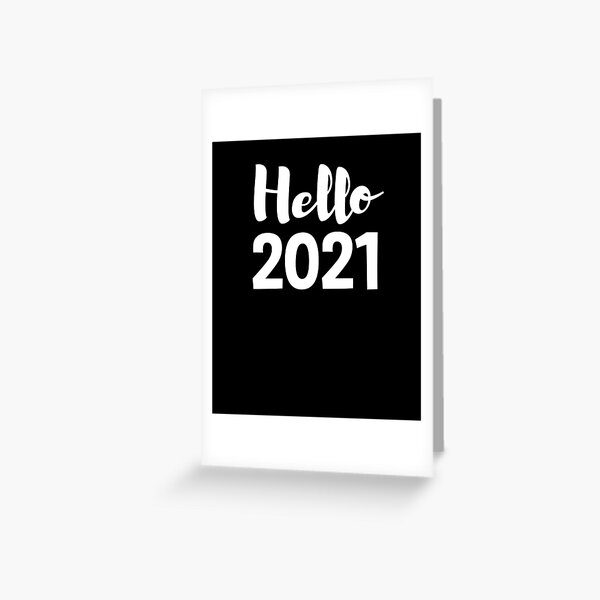 Item preview, Hello 2021 designed and sold by Andrea Lina.