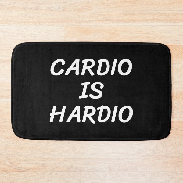Item preview, Cardio is hardio, Funny fitness, Workout tank, Running, Burpees, skip rope designed and sold by cyhdesign.