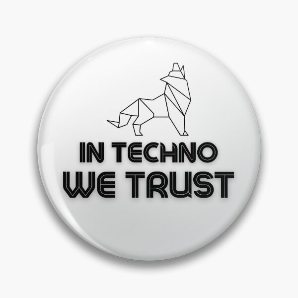 Item preview, In techno we Trust Animal 2 Black designed and sold by kyds.