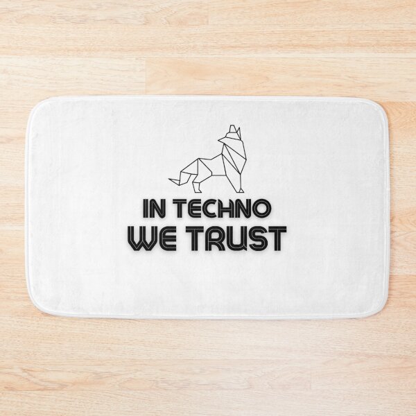 Item preview, In techno we Trust Animal 2 Black designed and sold by kyds.