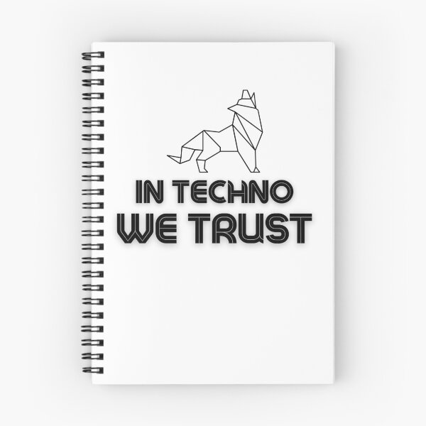 Item preview, In techno we Trust Animal 2 Black designed and sold by kyds.