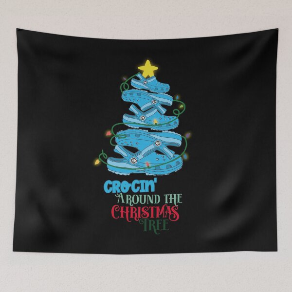 Item preview, Crocin Around The Christmas tree blue designed and sold by tinypurpleland.