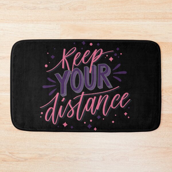 Item preview, Keep Your Distance Pink designed and sold by Creativenetic.