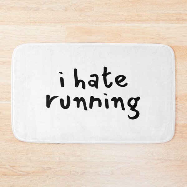 Item preview, I hate running, Funny workout, Funny gym, Gift for lazy designed and sold by cyhdesign.