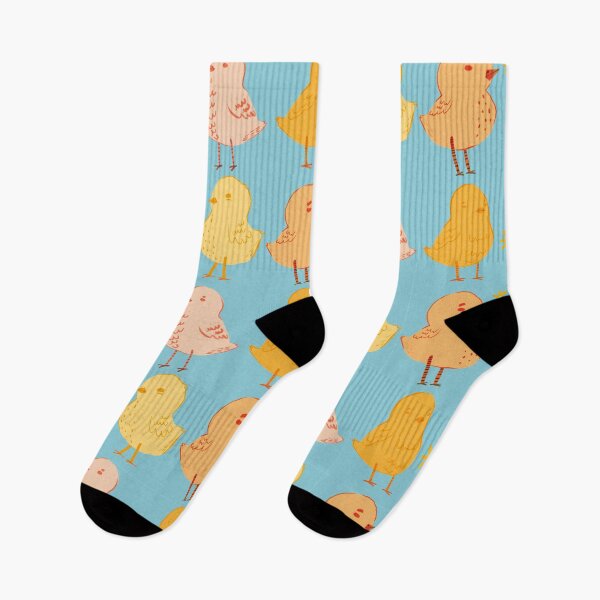 Item preview, Cute Baby Chicks - Orange and Yellow Monochromatic Spring Easter  designed and sold by TheRainbowRoom.
