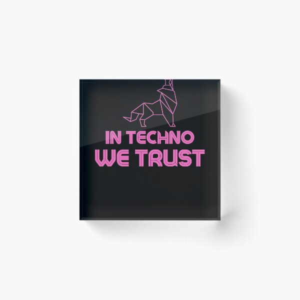 Item preview, In techno we Trust Animal 2 Pink designed and sold by kyds.