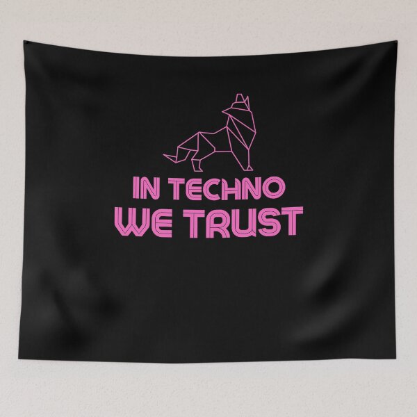 Item preview, In techno we Trust Animal 2 Pink designed and sold by kyds.