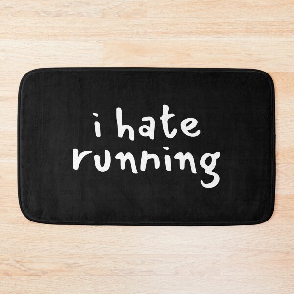 Item preview, I hate running, Funny workout, Funny gym, Gift for lazy designed and sold by cyhdesign.