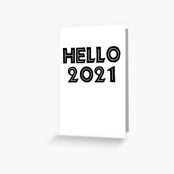 Item preview, Hello 2021 designed and sold by Andrea Lina.