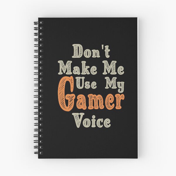 Item preview, Don't Make Me Use My Gamer Voice, Cute Funny Gift Ideas For Gamers designed and sold by awesomedraw.