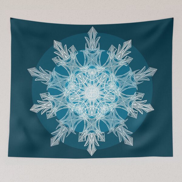 Item preview, 1 Blue Snowflake designed and sold by artlovepassion.
