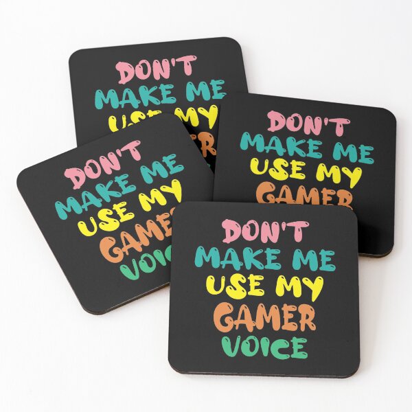 Item preview, Don't Make Me Use My Gamer Voice, Cute Funny Gift Ideas For Gamers designed and sold by awesomedraw.