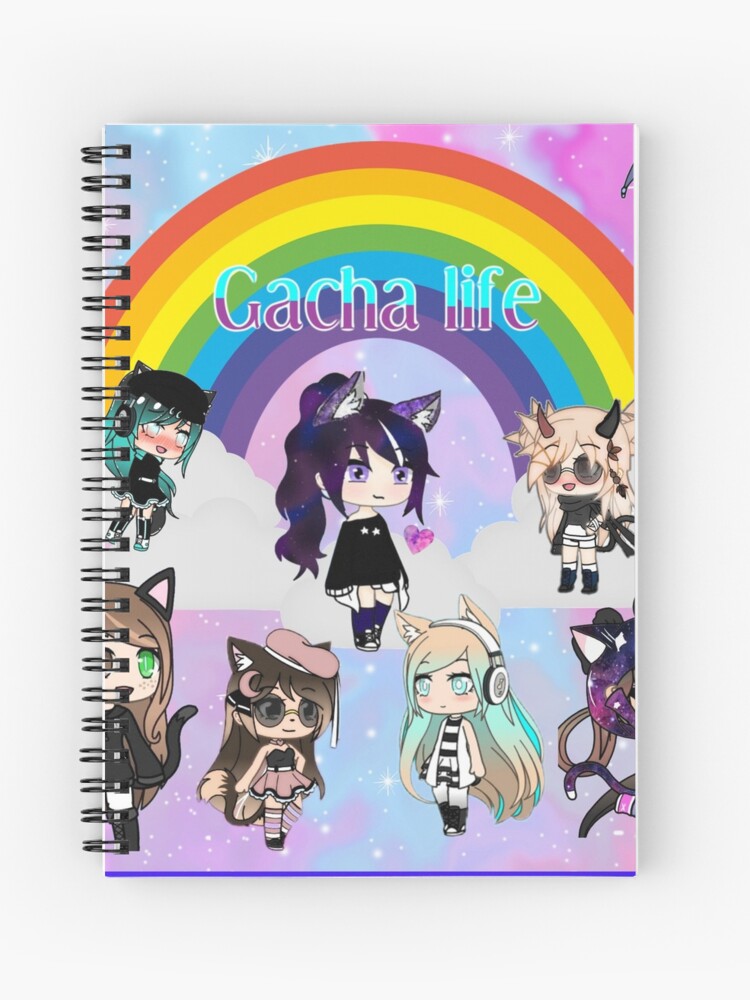 Cookie Gacha Life Spiral Notebook Ruled Line 