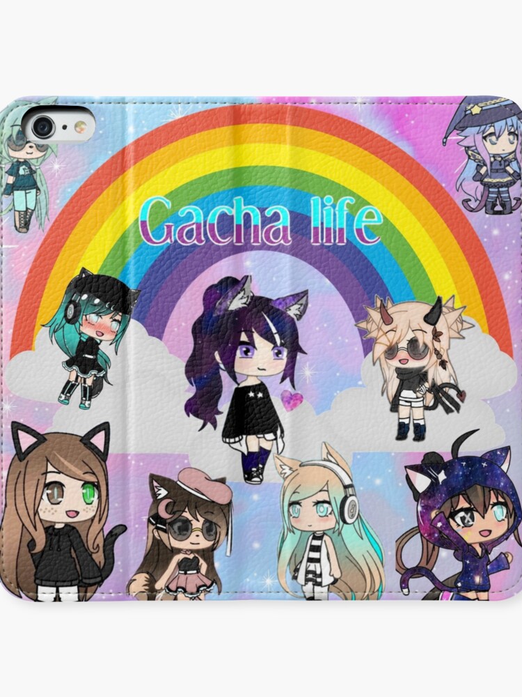 Cute Anime Girl - Gacha Edit iPhone Wallet for Sale by BambooBanana