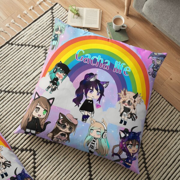 paquete de anime de gacha life Cojines de suelo