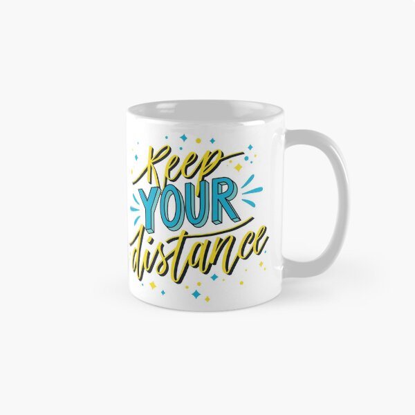 Item preview, Keep Your Distance Yellow designed and sold by Creativenetic.