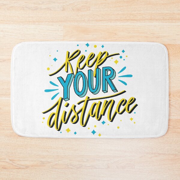 Item preview, Keep Your Distance Yellow designed and sold by Creativenetic.