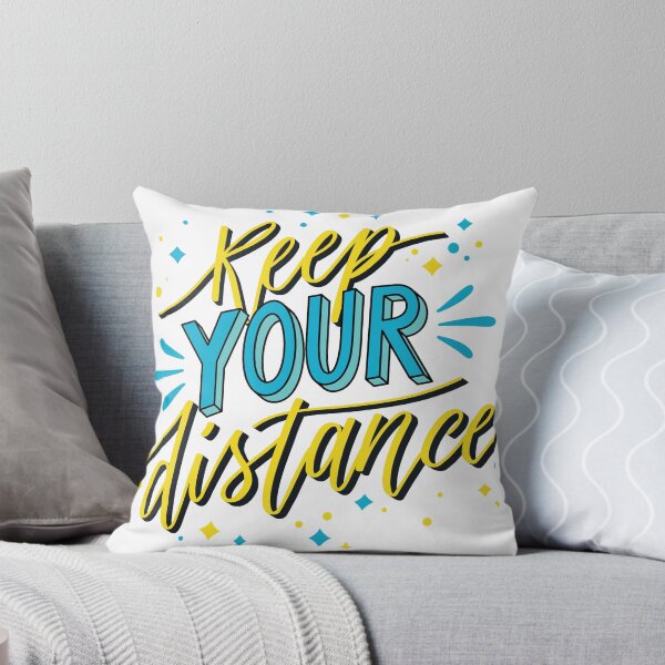 Item preview, Keep Your Distance Yellow designed and sold by Creativenetic.