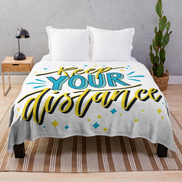 Item preview, Keep Your Distance Yellow designed and sold by Creativenetic.