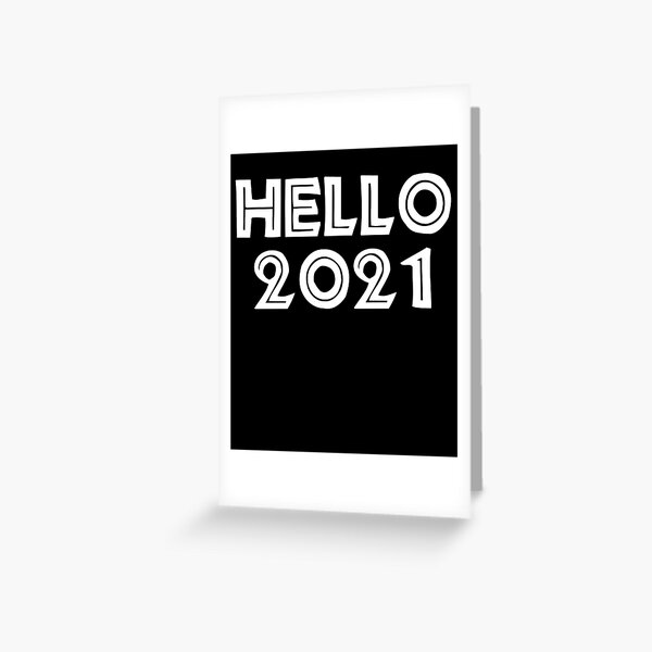 Item preview, Hello 2021 designed and sold by Andrea Lina.