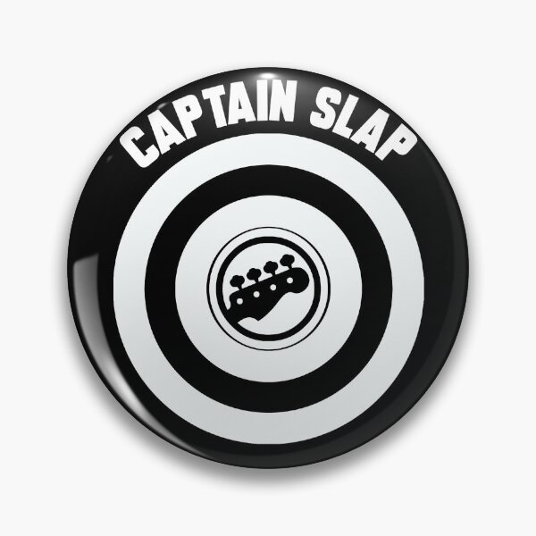 Item preview, Captain Slap logo white + text designed and sold by Dkrode.