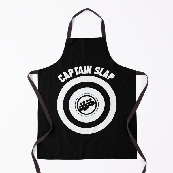Item preview, Captain Slap logo white + text designed and sold by Dkrode.