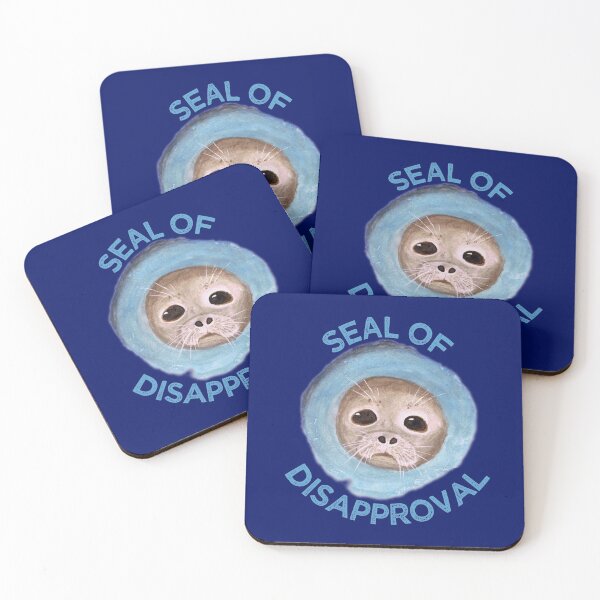 Item preview, Seal of Disapproval. Give anything your seal of disapproval with this cool ocean blue design. designed and sold by UrTops.