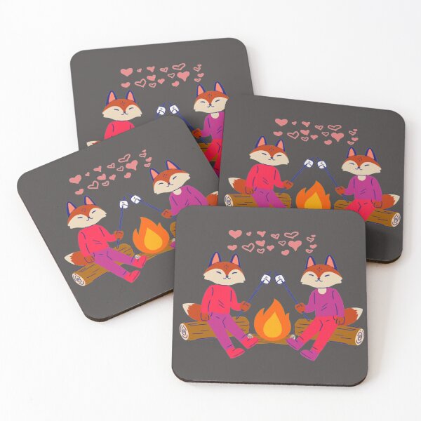 Item preview, Loving foxes camp designed and sold by PabsCellaneous.